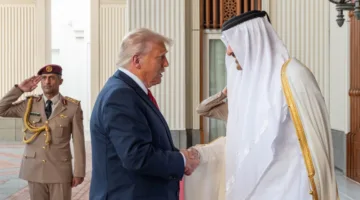 سمو الأمير والرئيس الأمريكي يلتقيان في جلسة محادثات رسمية