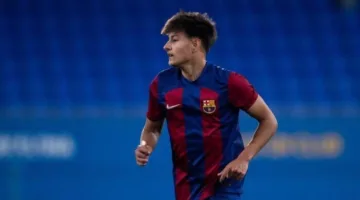 برشلونة يؤكد تمديد عقد لاعبه الشاب بريان فاريناس حتى صيف 2028