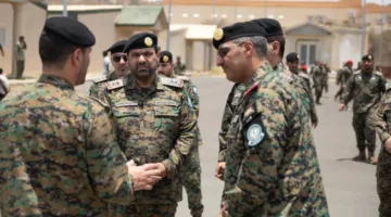 العنزي يزور قوات الأفواج في جازان وعسير
