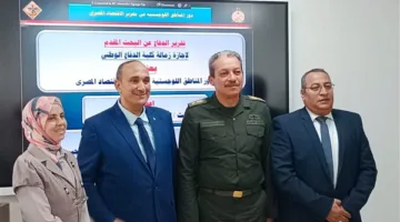 باحث ينال زمالة كلية الدفاع الوطني من خلال تقديم دراسة شاملة لتعزيز المناطق اللوجستية في مصر