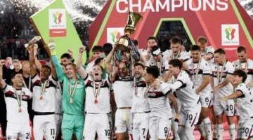 بولونيا يتوج بكأس إيطاليا للمرة الثالثة بعد انتصاره على ميلان