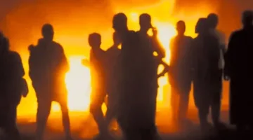 الفريق الجنائي يحقق في حريق قبور سعد زغلول في الخليفة