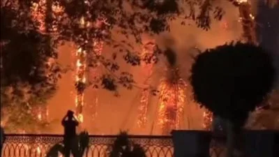 النيران تندلع واستجابة من الدفاع المدني.. حريق في كورنيش المعادي
