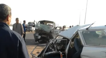 العربات تحولت إلى خردة.. وفاة و5 مصابين بينهم شقيقان نتيجة حادث اصطدام في قنا