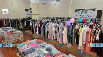 إقامة معرض ملابس مجاني لمساندة 480 عائلة في 8 قرى بمحافظة كفر الشيخ
