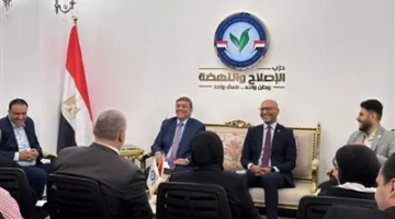 حزب الإصلاح والنهضة يستقبل وفد اتحاد شباب العمال لتعزيز الوعي السياسي