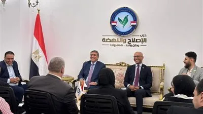 حزب الإصلاح والنهضة يستقبل وفد اتحاد شباب العمال لتعزيز الوعي السياسي حزب الإصلاح والنهضة يستقبل وفد اتحاد شباب العمال لتعزيز الوعي السياسي