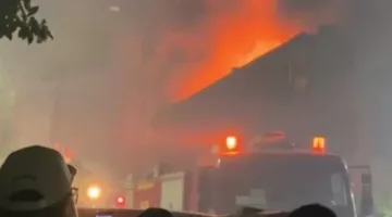 النيران تلتهم أربع بيوت في قرية السماينة بنجع حمادي