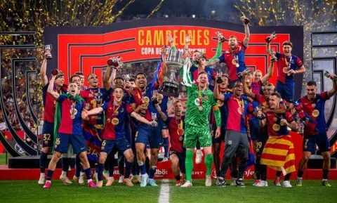 برشلونة يستعد لفعالية ضخمة للاحتفال