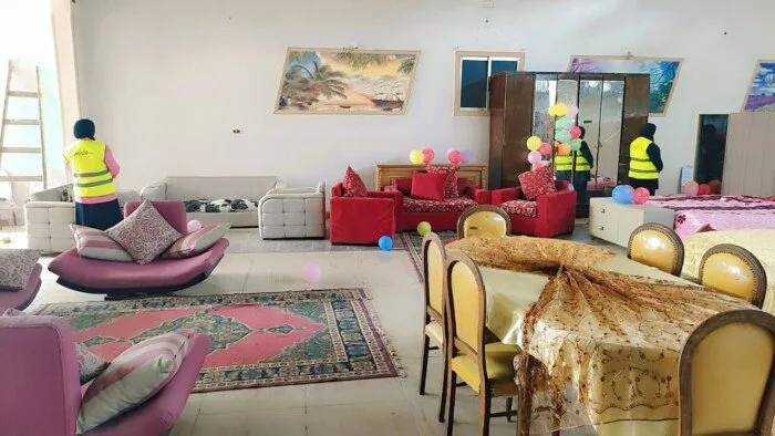 الأورمان تقيم معرضًا لتوزيع الأثاث المنزلي والأجهزة الكهربائية في 5 قرى بميت غمر