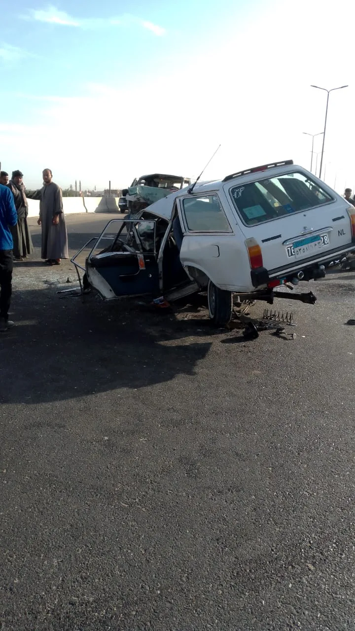 زيادة عدد المصابين في حادث تصادم مركبتين في قنا | صور وقائمة الأسماء زيادة عدد المصابين في حادث تصادم مركبتين في قنا | صور وقائمة الأسماء