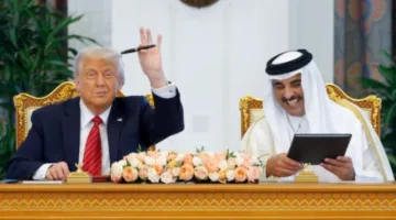 ترامب: الشرع شابٌ قوي وجذاب ينتمي لماضٍ قوي، ومقاتل حقيقي، وسيعترف بـ”إسرائيل” عندما يتحقق الأمن في بلاده.