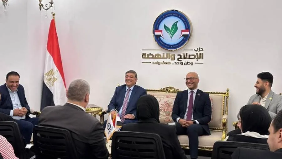 الإصلاح والنهضة يستقبل وفد الاتحاد العام لشباب العمال لتعزيز الفهم السياسي