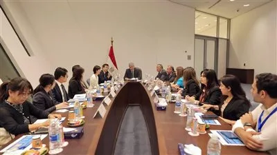 استعدادًا للافتتاح الرسمي للمتحف المصري الكبير.. وزير السياحة يجتمع برئيس مكتب هيئة التعاون الدولي اليابانية. استعدادًا للافتتاح الرسمي للمتحف المصري الكبير.. وزير السياحة يجتمع برئيس مكتب هيئة التعاون الدولي اليابانية.