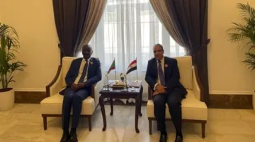 وزير الخارجية يعبر لنظيره الموريتاني عن اهتمام مصر بتعزيز العلاقات الثنائية بين البلدين.