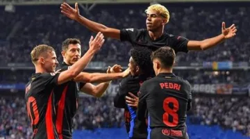 عاجل: برشلونة يتغلب على إسبانيول (0-2) ويحصد لقب الدوري الإسباني 2024/2025 للمرة الثامنة والعشرين في تاريخه