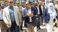 وزير الإسكان ومحافظ الشرقية يختتمان زيارتهما بتفقد محطة معالجة مياه العزيزية.