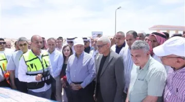 وزير النقل يتابع تقدم مشروع إنشاء خط السكك الحديدية في بئر العبد