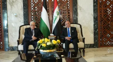 بعد وصوله إلى بغداد.. الرئيس الفلسطيني يتطلع إلى نتائج تعزز القضية الفلسطينية