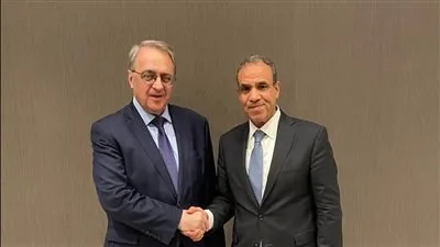 وزير الخارجية وشؤون الهجرة يجتمع بنائب وزير الخارجية الروسي وزير الخارجية وشؤون الهجرة يجتمع بنائب وزير الخارجية الروسي