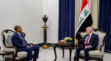 رئيس الجمهورية يلتقي برئيس مفوضية الاتحاد الأفريقي: قمة بغداد فرصة لتعزيز التعاون