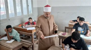 في اليوم الثالث، يسود الهدوء لجان امتحانات الشهادتين الابتدائية والإعدادية للفصل الدراسي الثاني في الأزهر بالشرقية.