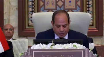 الرئيس السيسي: ما يقرب من مليوني فلسطيني نزحوا قسراً داخل قطاع غزة