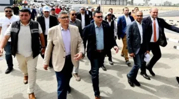 وزير الإسكان ومحافظ الجيزة يدشنان المرحلة الأولى من محطة مياه الشرب في أوسيم