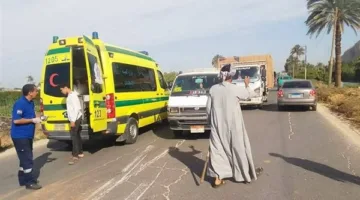بالأسماء: وفاة وإصابة 5 أفراد من عائلة واحدة نتيجة انقلاب سيارة خاصة في المنيا