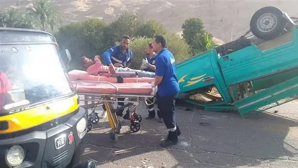 بالأسماء: 8 مصابين بينهم أطفال وأخوة نتيجة حادث سير مروع في المنيا بالأسماء: 8 مصابين بينهم أطفال وأخوة نتيجة حادث سير مروع في المنيا