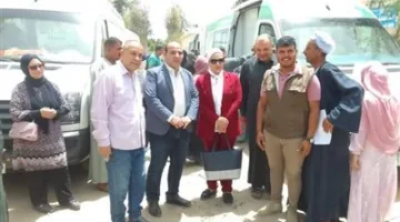 فحص 1700 مريض في حملة طبية مجانية في الشرقية