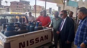 وزارة التموين تكتشف مخزنًا غير قانوني لتعبئة أسطوانات الغاز في دمياط