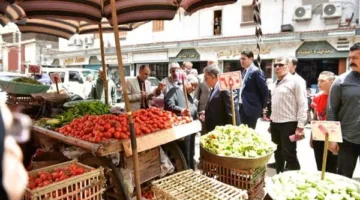 محافظ الدقهلية يزور ميدان الشيخ حسانين وشارع السلخانة في المنصورة