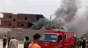 إخماد حريق كبير اندلع في محطة وقود عطف حيدر بالعدوة في المنيا