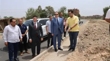 زيارة ميدانية لمحافظ المنوفية لمراقبة أعمال تحسين كورنيش شبين الكوم القديم