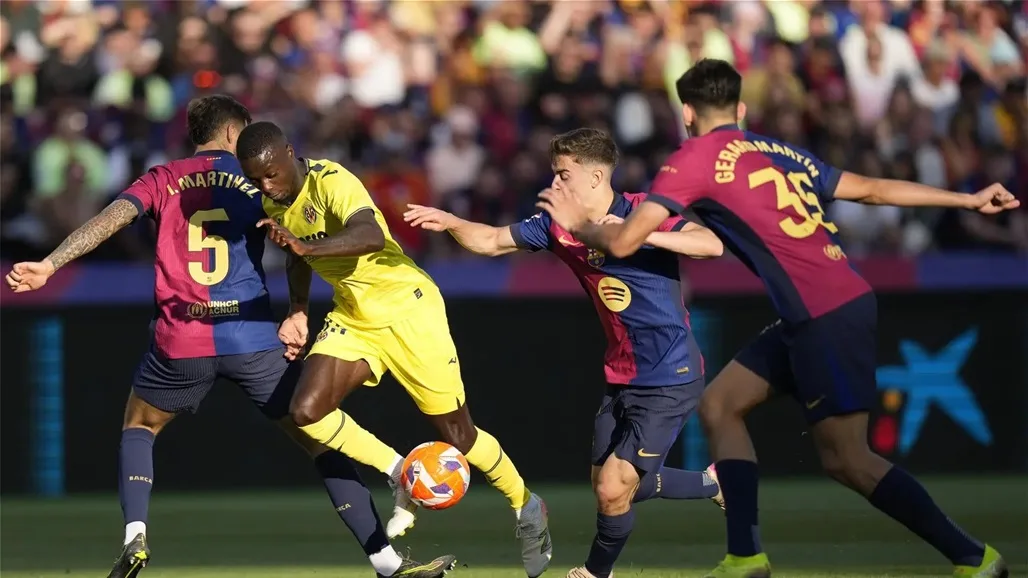 فياريال يتفوق على برشلونة ويؤمن مكانه في دوري أبطال أوروبا. فياريال يتفوق على برشلونة ويؤمن مكانه في دوري أبطال أوروبا.