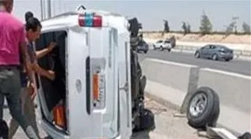 وفاة مسن وإصابة سيدة جراء انقلاب سيارة في ترعة بأجا بالدقهلية