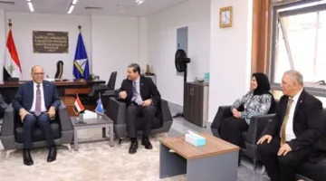 محافظ دمياط يرحب بوزير العمل في بداية زيارته