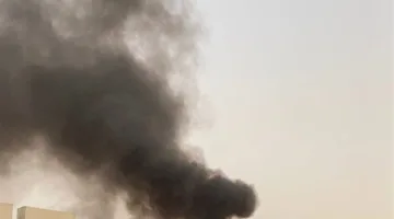 نشوب حريق في مركز تجاري في النجف