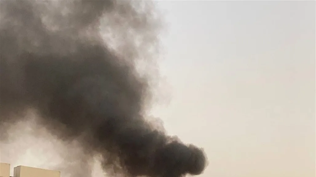 نشوب حريق في مركز تجاري في النجف نشوب حريق في مركز تجاري في النجف