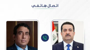 رئيس مجلس الرئاسة الليبي يبارك العراق على نجاح القمتين.. السوداني: نسعى لتعزيز التعاون العربي