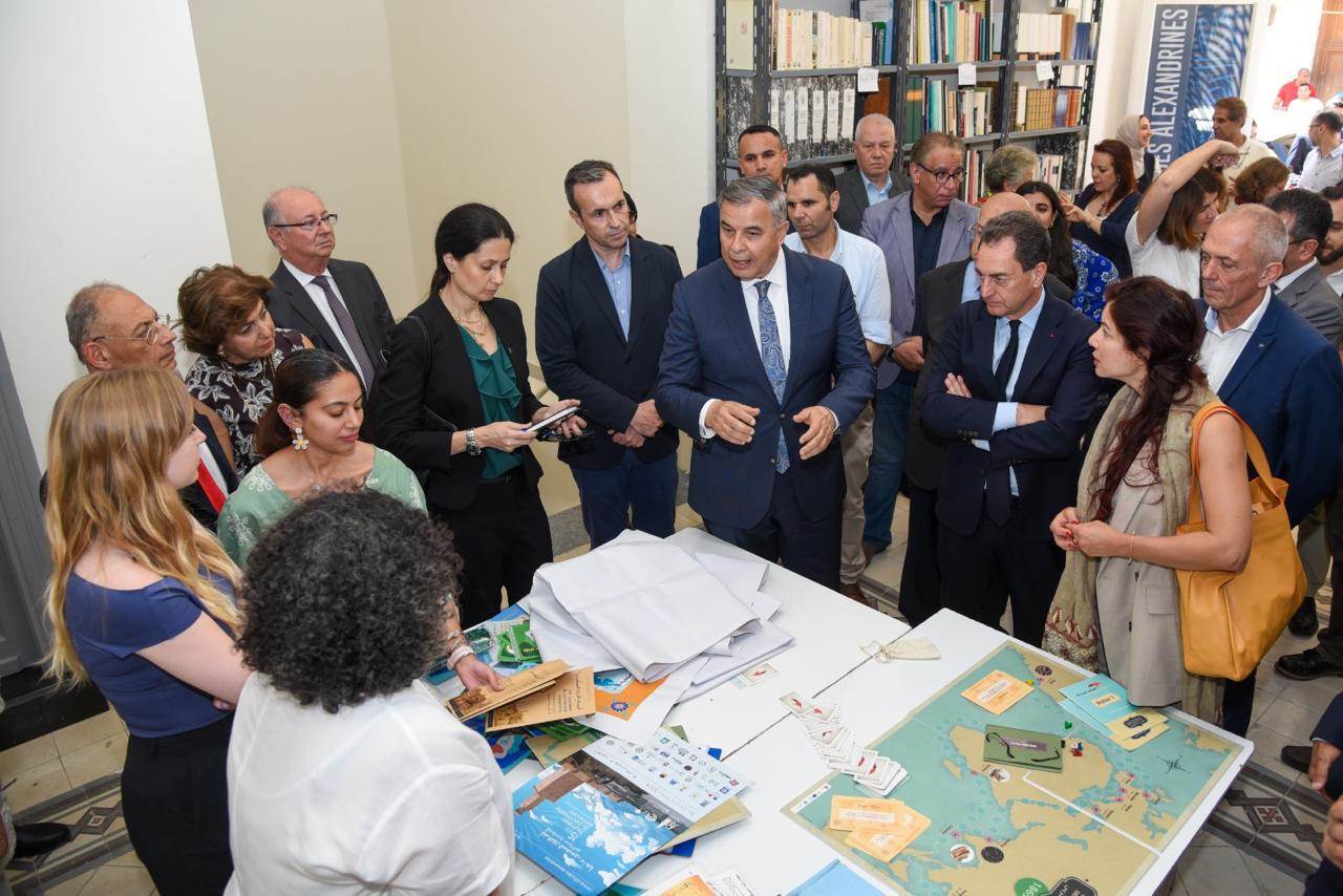 محافظ الإسكندرية يشهد افتتاح المقر الجديد لمركز الدراسات السكندرية الفرنسي