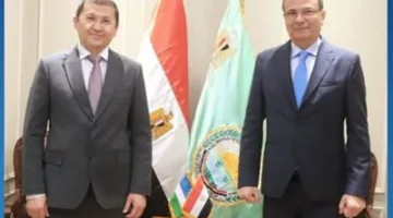 وزير الزراعة يتناول مع سفير أوزبكستان في القاهرة سبل تعزيز التعاون الزراعي