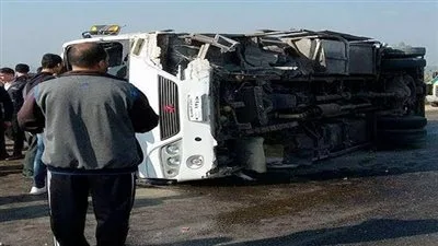 حادثة ميكروباص في محور الضبعة الصحراوي تُصيب الركاب جميعهم حادثة ميكروباص في محور الضبعة الصحراوي تُصيب الركاب جميعهم