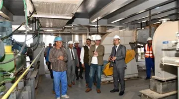 محافظ الفيوم يزور موقع مشروع توسعات شركة “إميسال” لاستخراج الأملاح.