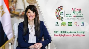 وزيرة التخطيط تصل إلى الجزائر لحضور الاجتماعات السنوية للبنك الإسلامي للتنمية