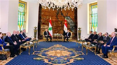 نواب: زيارة رئيس لبنان إلى مصر تمثل حدثاً تاريخياً والقاهرة تؤكد التزامها بدعم استقرار لبنان نواب: زيارة رئيس لبنان إلى مصر تمثل حدثاً تاريخياً والقاهرة تؤكد التزامها بدعم استقرار لبنان