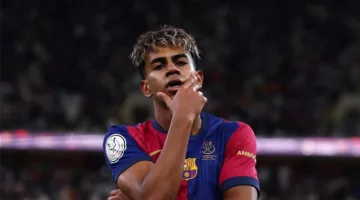 رئيس برشلونة يحسم الجدل حول ارتداء لامين يامال لقميص ميسي.