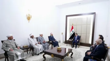 السوداني يبرز دور رجال الدين في توجيه الخطاب