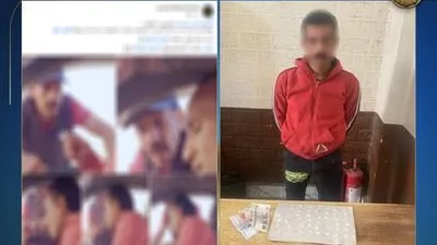 القبض على مروج مخدرات في بورسعيد بعد انتشار فيديو على منصات التواصل الاجتماعي القبض على مروج مخدرات في بورسعيد بعد انتشار فيديو على منصات التواصل الاجتماعي